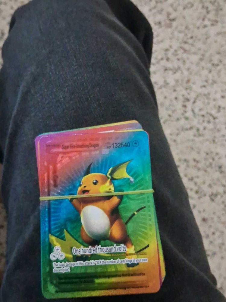 Pokemon Cards - Raichu  fully rare