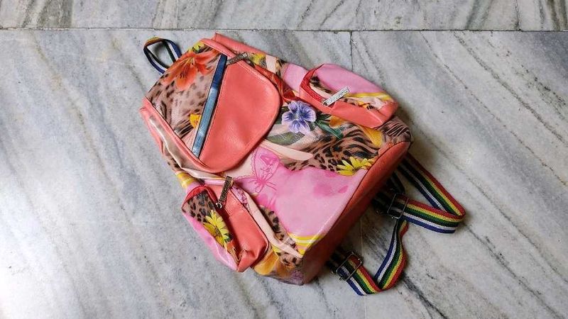 Floral Print Backpack