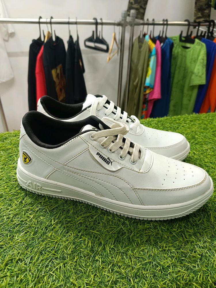 White Casual Shoes For Mens