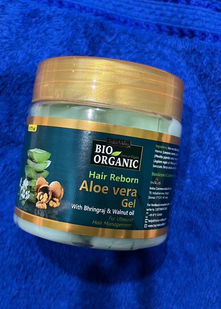 Indus Valley Bio Organic Aloe Vera Hair Gel