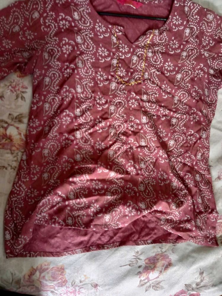 Paisley Print Top