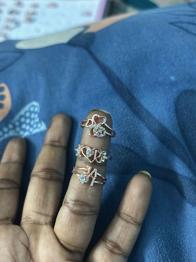 Rings set with Stones