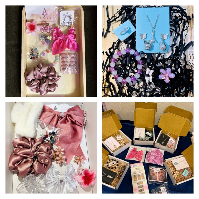 Women Trendy Hair Accessories Combo Set