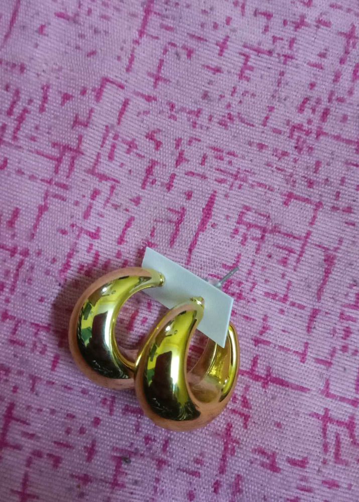Gold Hoop Earrings