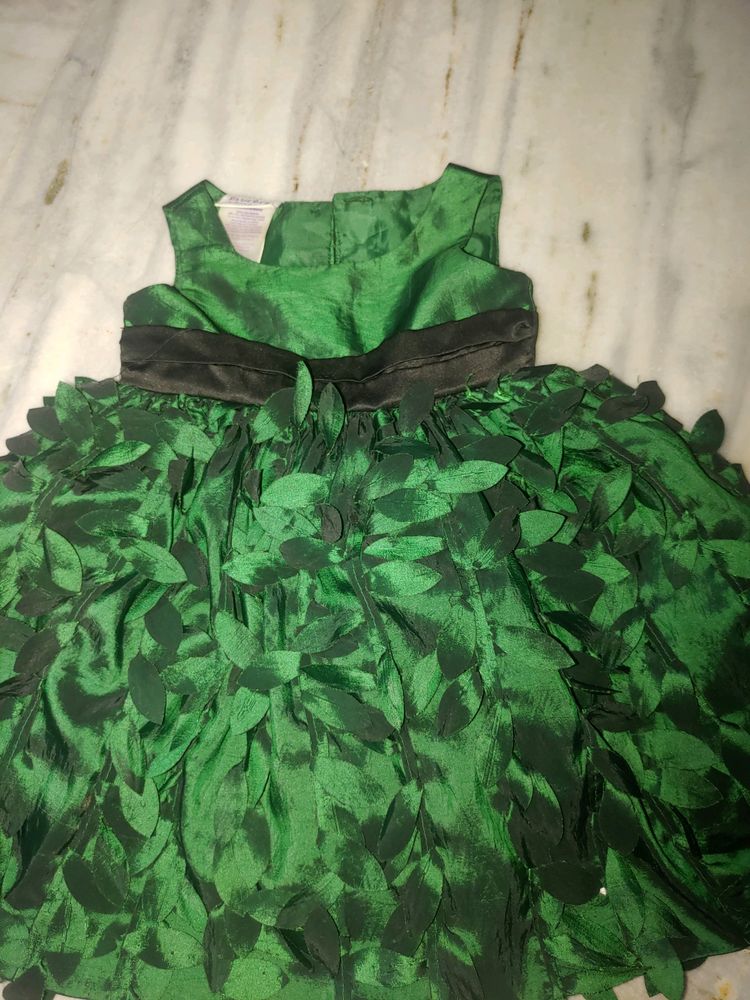 Green Leafy Dress