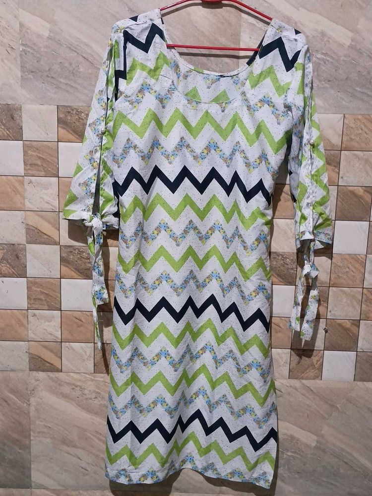 Chevron Print Kurta