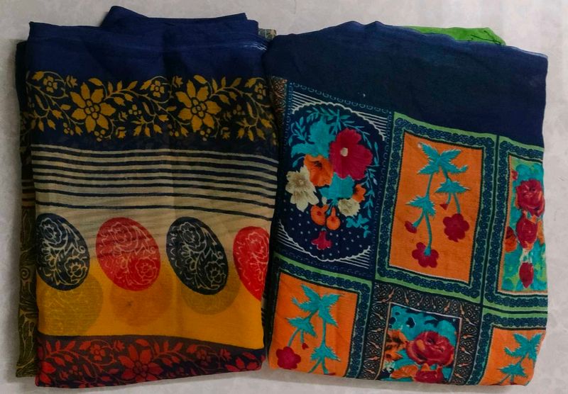 Sarees Combo Of 2.