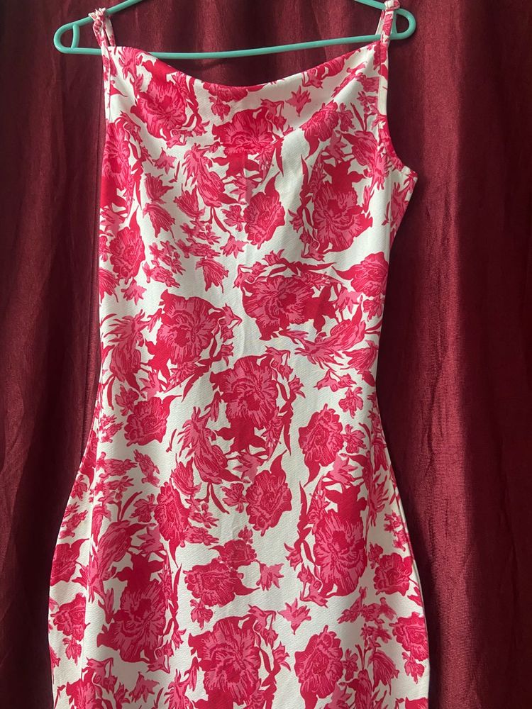 Floral Print Slip Dress