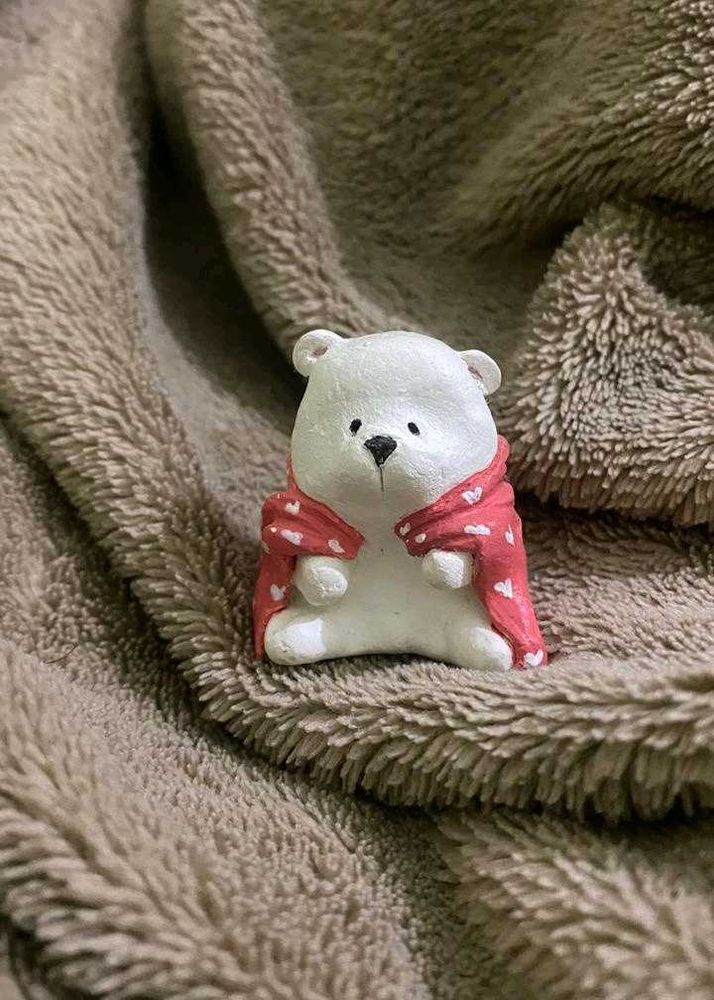 Handmade Clay Bear Dusk Buddy