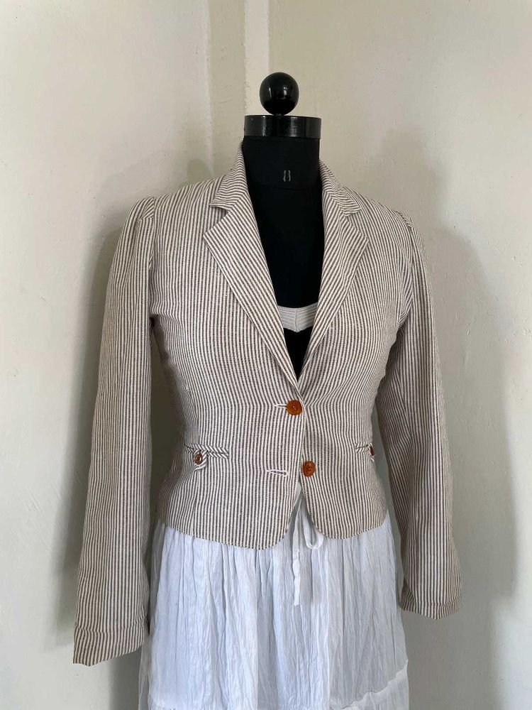 Striped Blazer Jacket