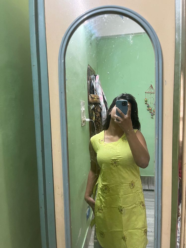 ethereal green kurta