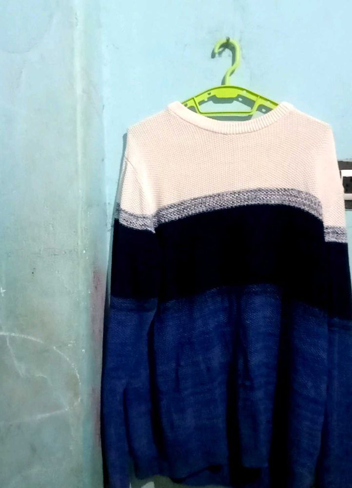 Color Block Knit Sweater