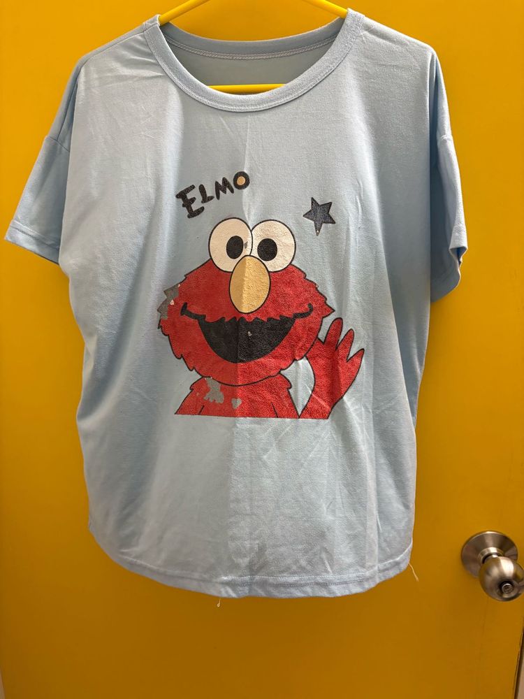 Elmo T-Shirt - Light Blue