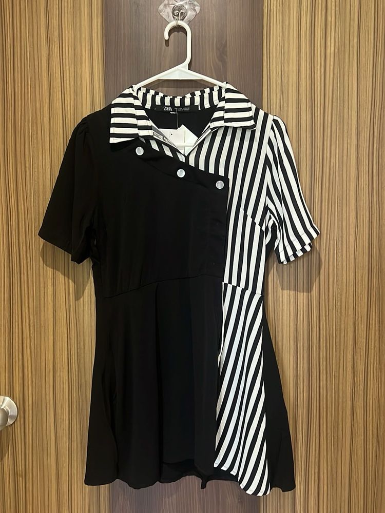 Zara Striped Tunic