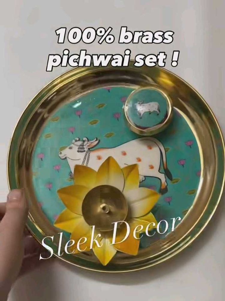 brass pichwai set