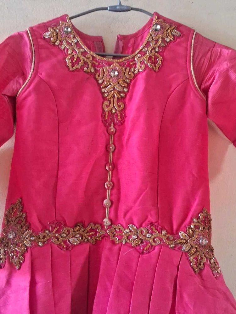 Pink Ethnic Gown