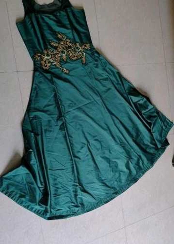 Elegant Green Ethnic Gown