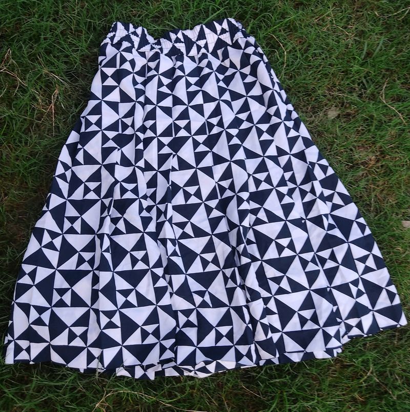 Black And White Skirt