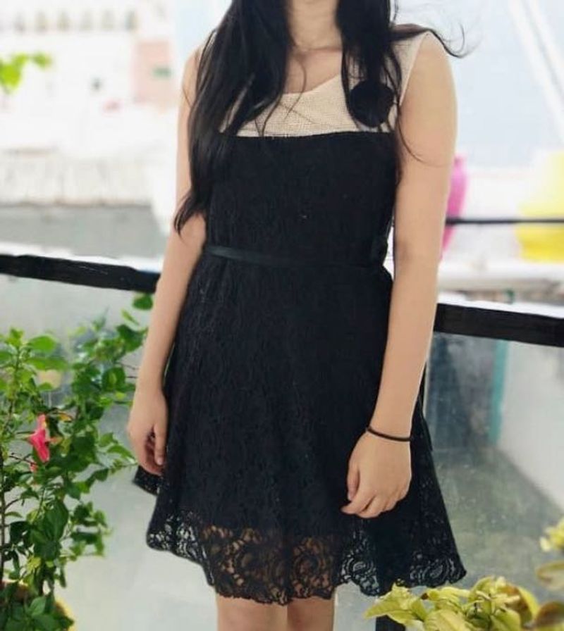 Lace Fit &amp; Flare Dress