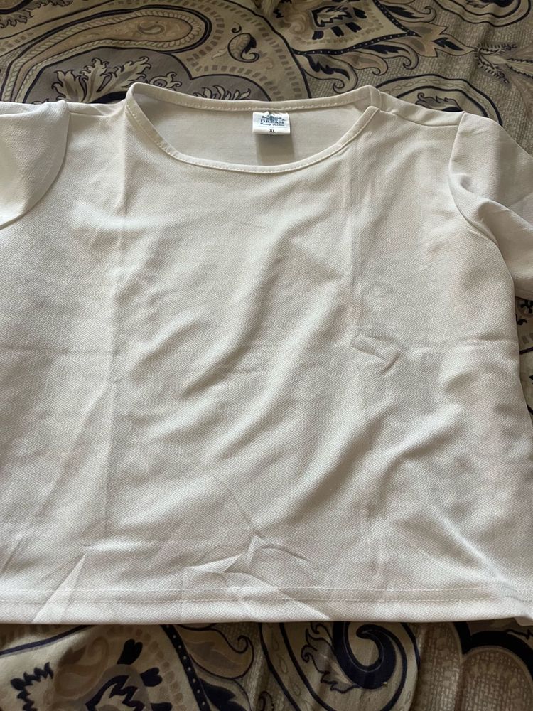 Basic White Short Sleeve Tee