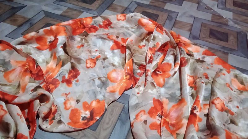 Floral Print Dupatta