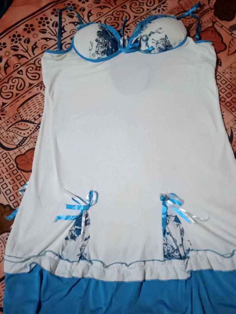 Cute White Babydoll Nightie