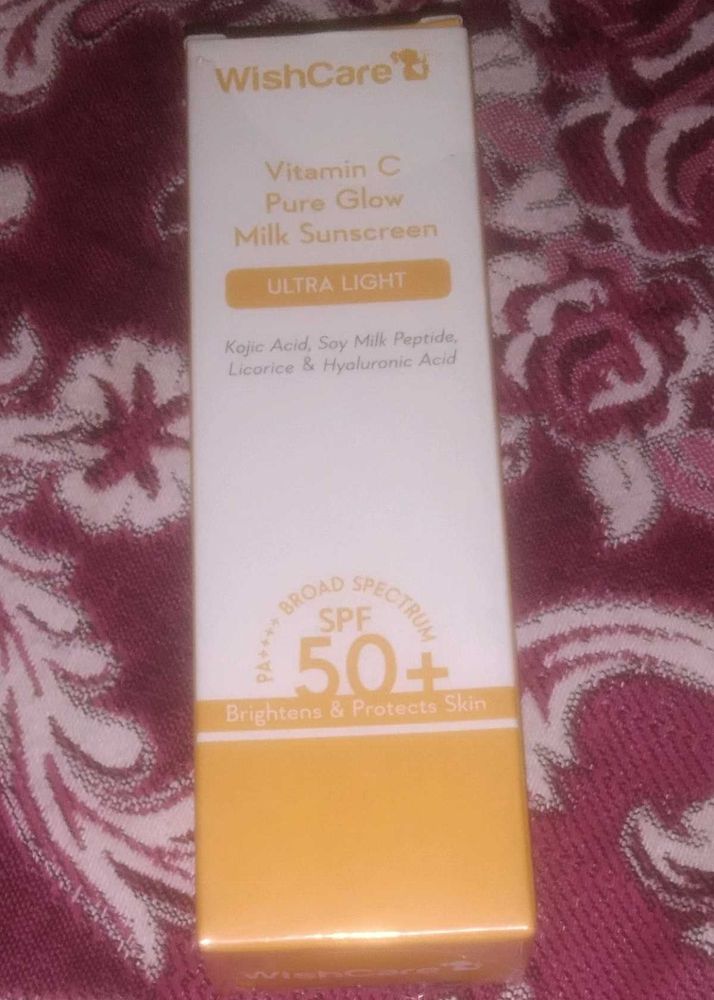 WishCare Brightening Vitamin C Sunscreen SPF 50
