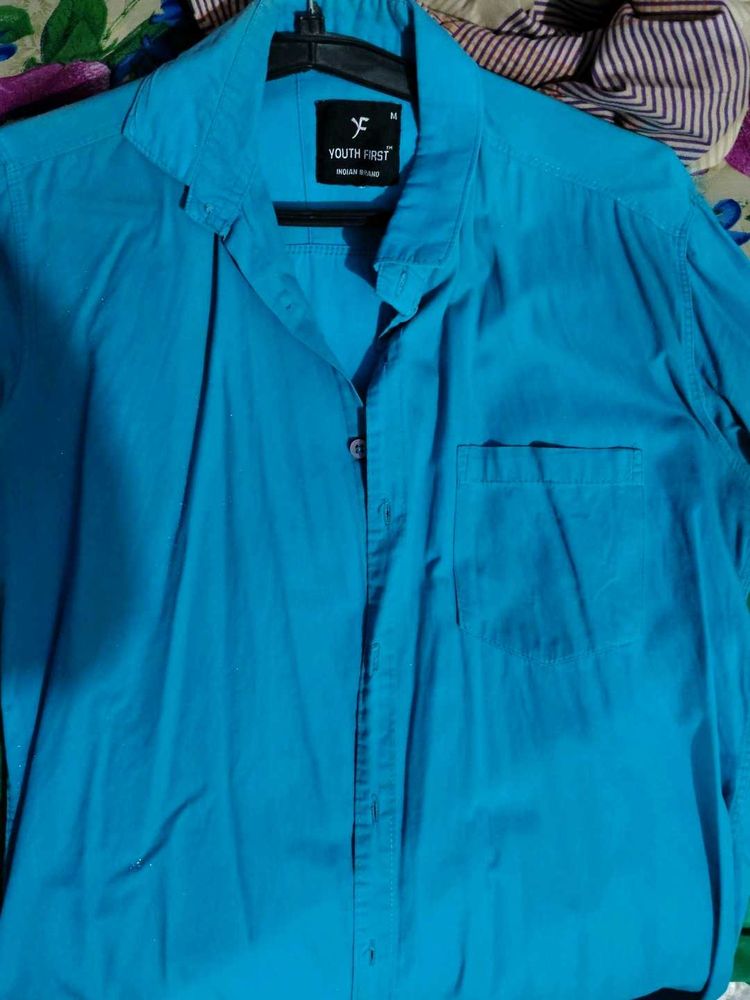 Blue Casual Shirt