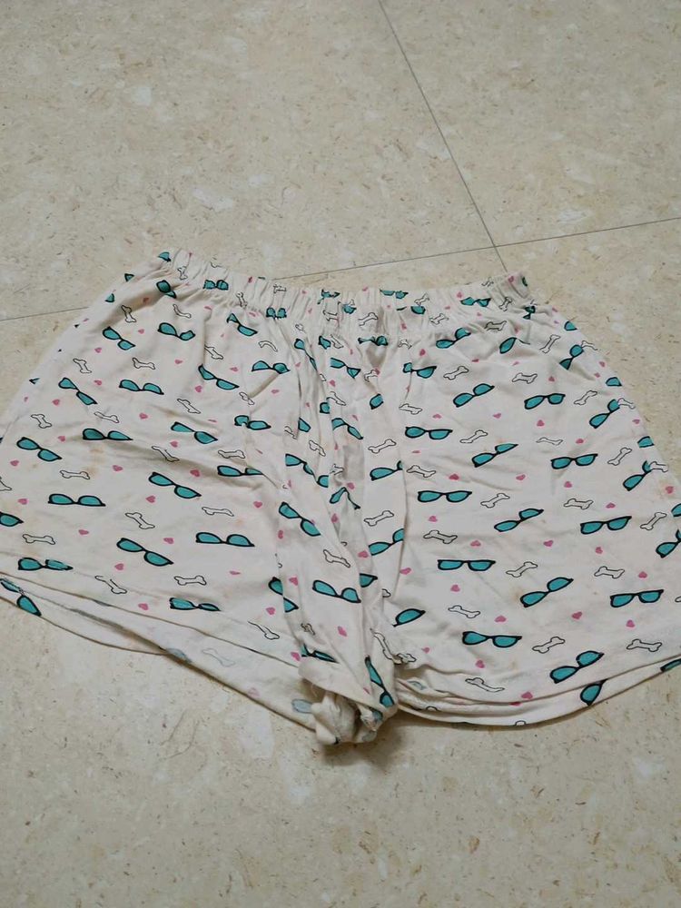 Patterned Lounge Shorts