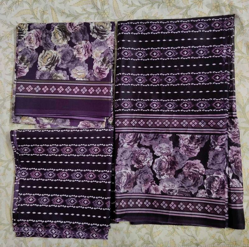 Purple Dress Material