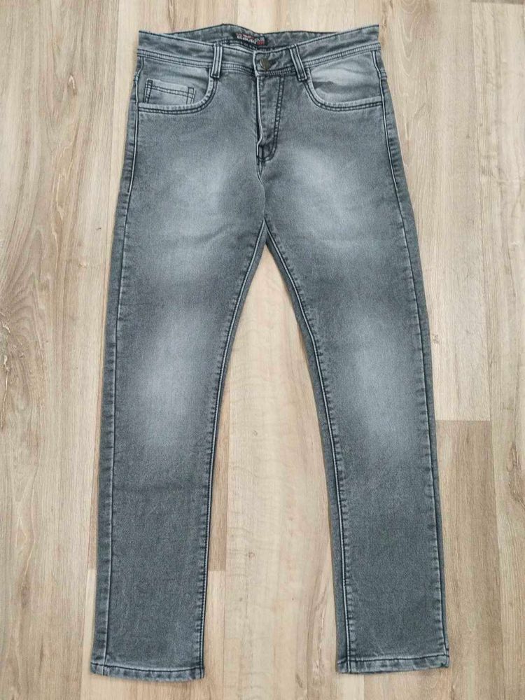 Grey Denim Jeans