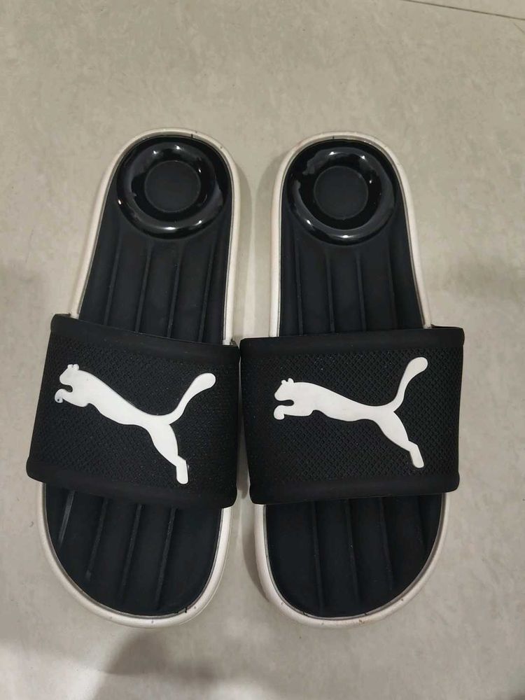 Puma Black Slides