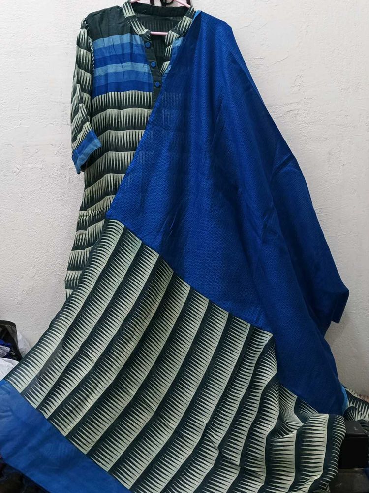 Blue Plazo Set 🥰