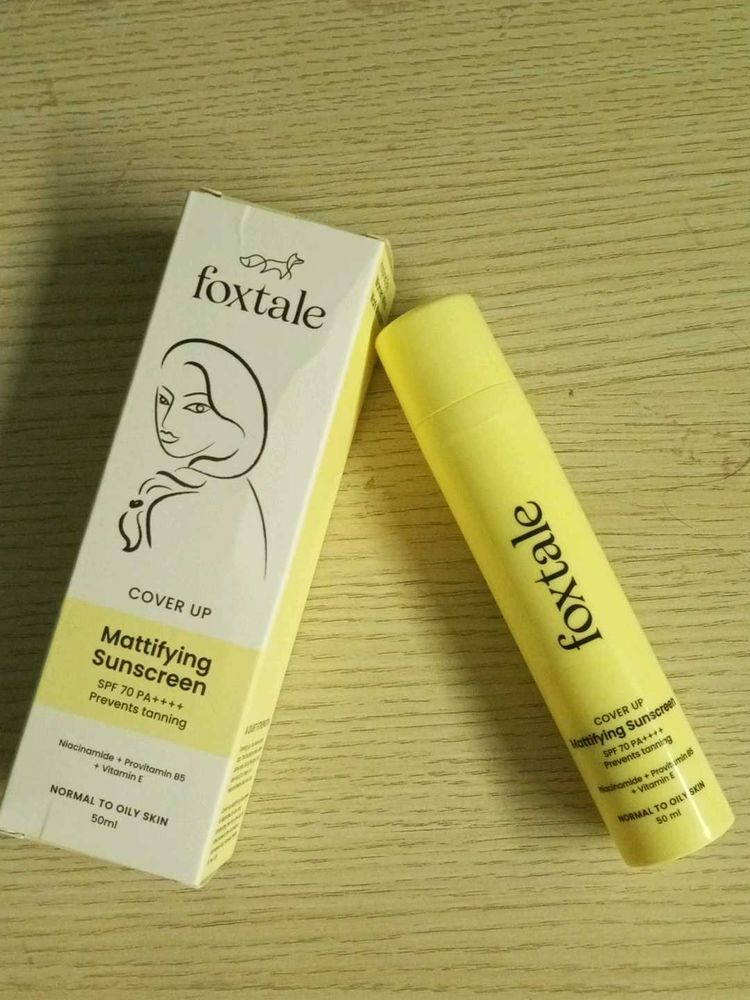 Foxtale Mattifying Sunscreen SPF 70+PA++++