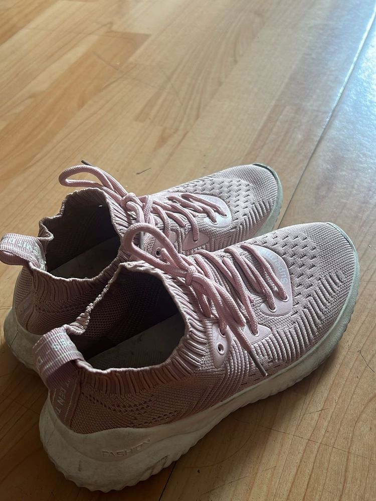 Shein Blush Pink Sneakers
