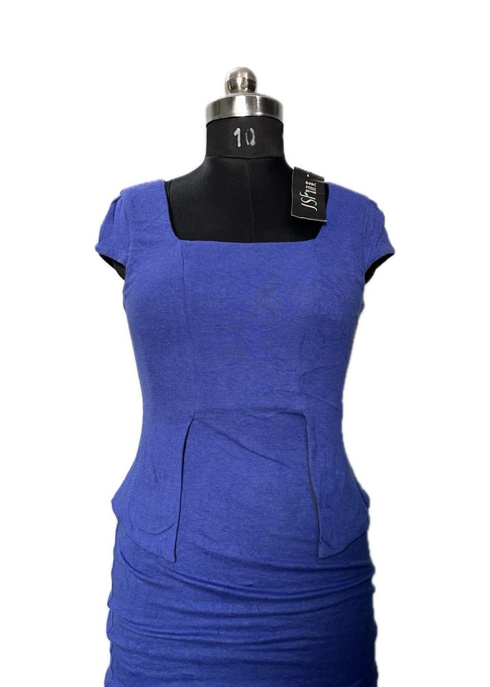 Blue Fitted Dress