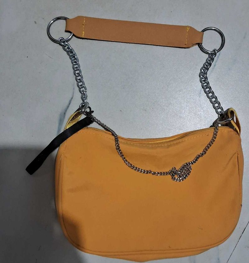 Metal Strap Hand Bag