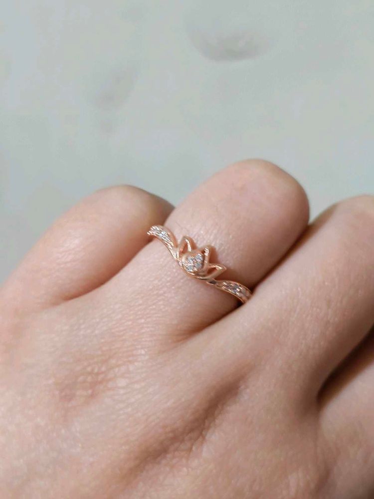 Delicate Kamal Floral Ring