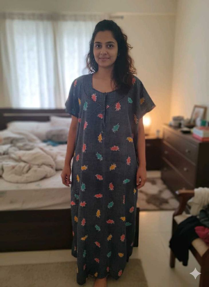 3xl Comfy Floral Nightgown