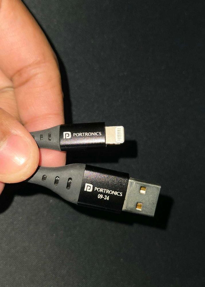 Portronics Konnect Lightning Cable 3.0A