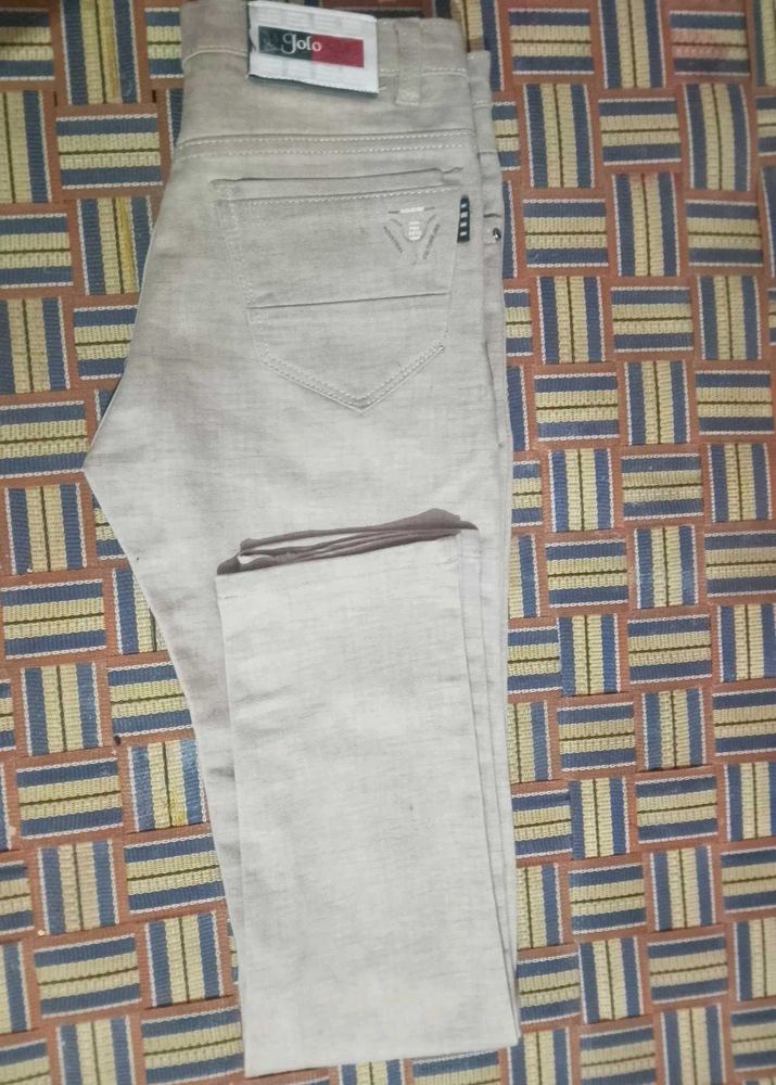 Men&#39;s Beige Jeans