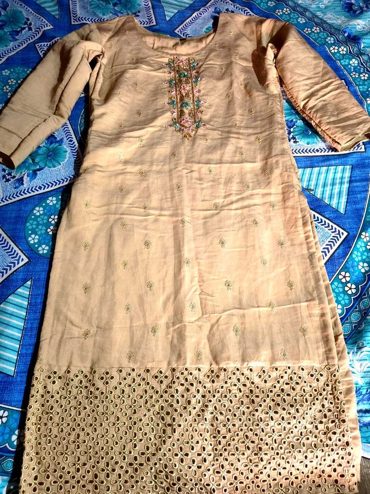 Elegant Embroidered Kurta