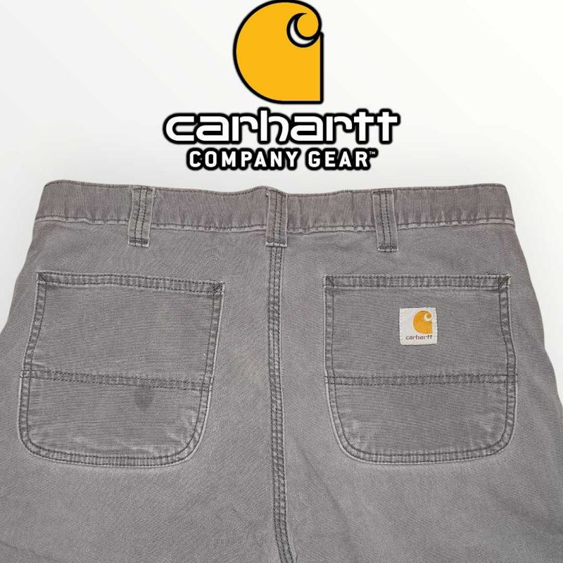 Vintage 1990s Carhartt Grey Jeans | Rare Workwear