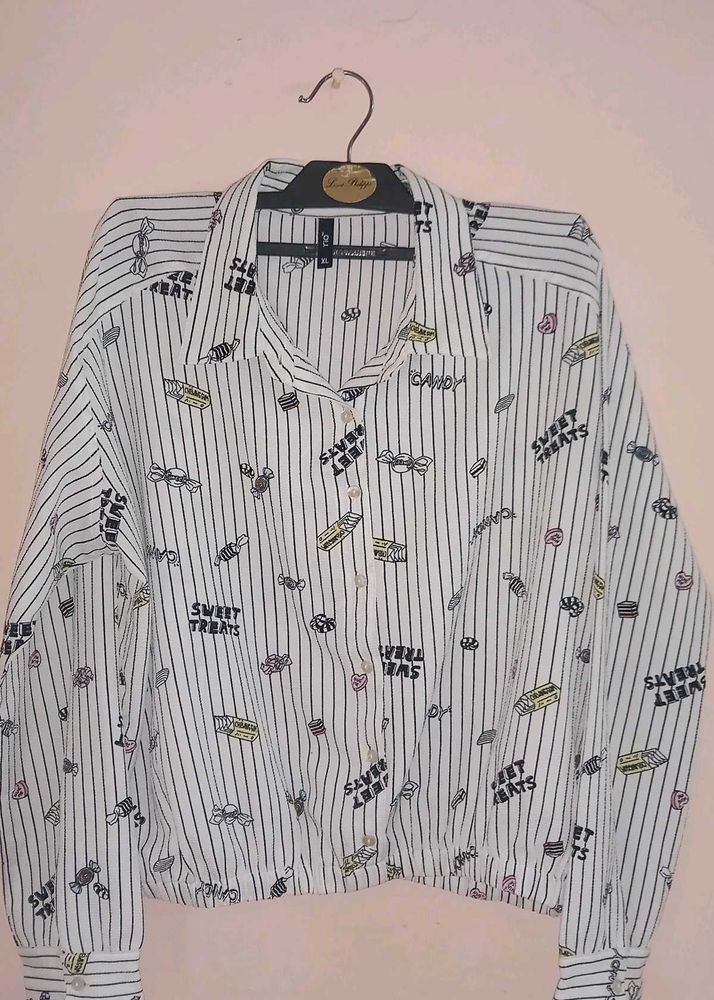 Striped &#39;Sweet Treats&#39; Blouse