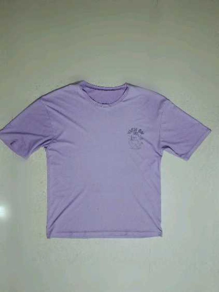 Lavender Graphic T-shirt