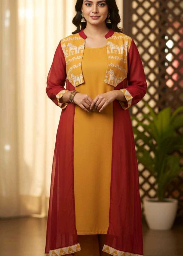 Ethnic Kurta Set &amp; Jacket