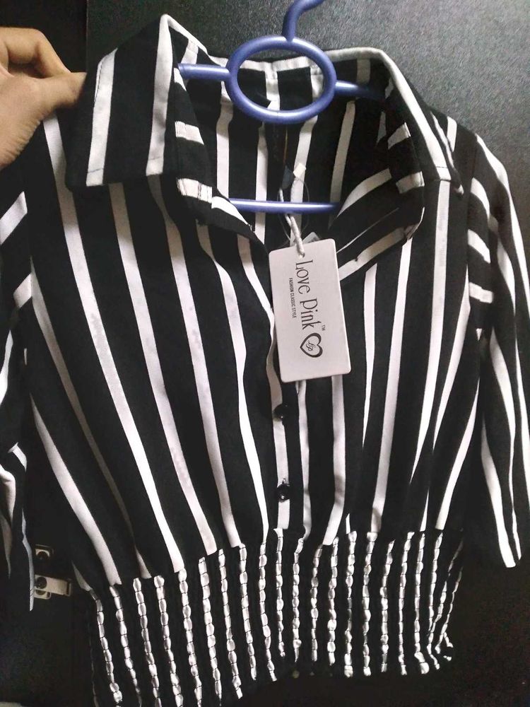 Love Pink Striped Blouse