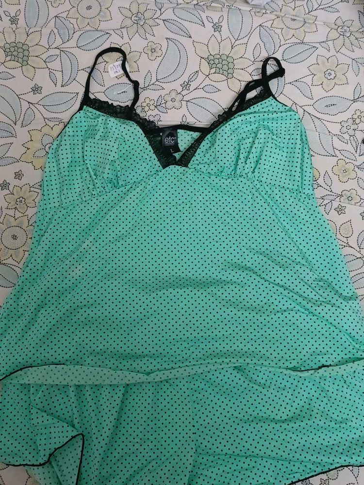 Cute Polka Dot Cami Set