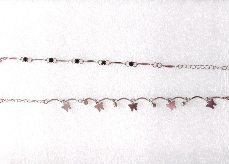 Women Sliver Bracelet Pack Of 2