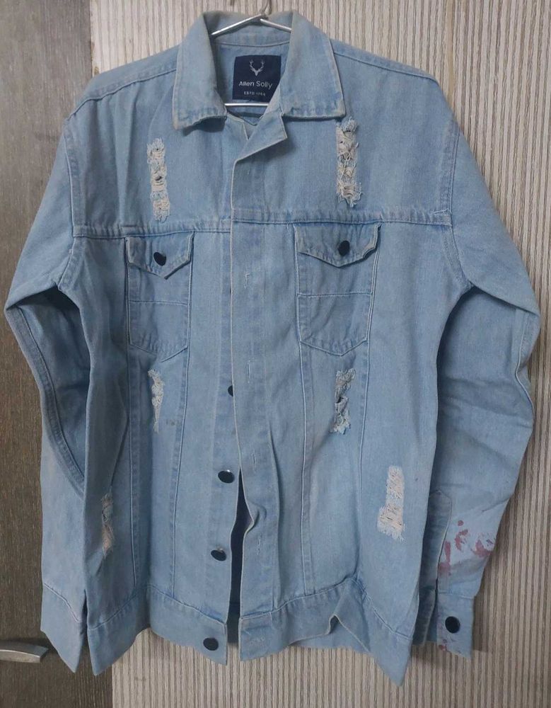 Distressed Denim Jacket - Allen Solly